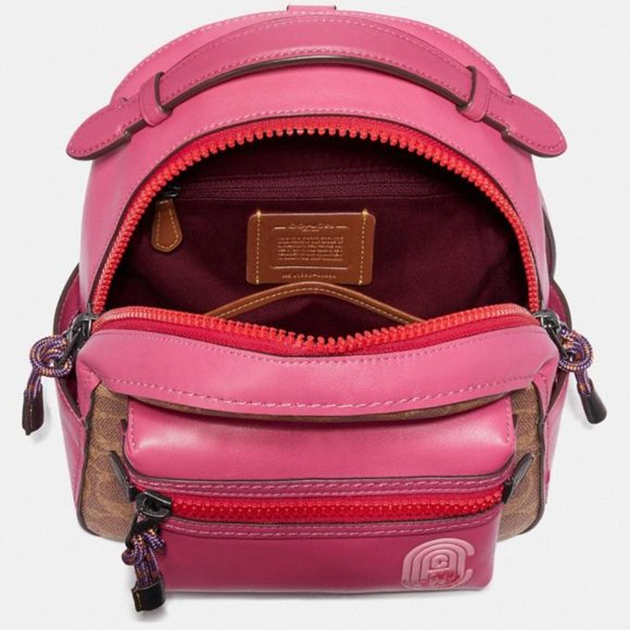 NWT Coach Campus Backpack 23 In Signature Canvas main image 4